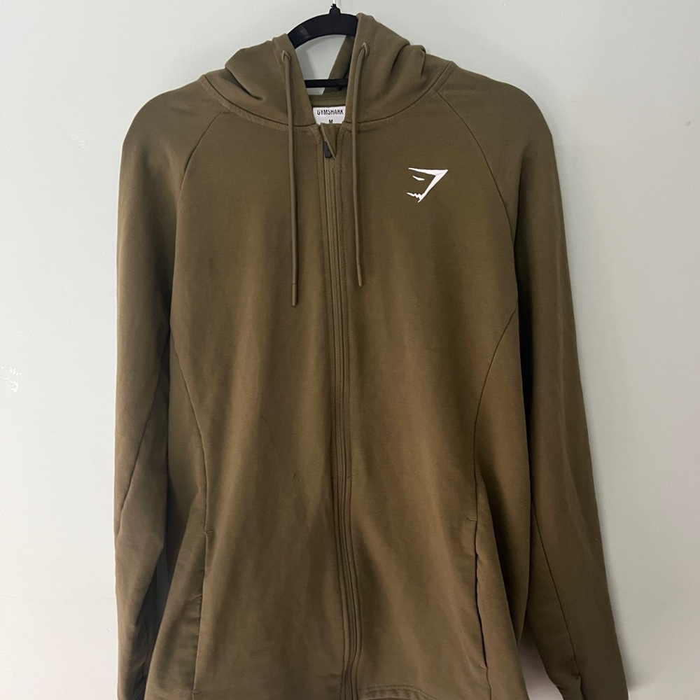 Gymshark Crest Zip-Up Hoodie